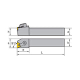 TN** Holder (External) M-Clamping MTFNR/L Kr: 91° 2020K16 2525M16/M22 3225P16/P22 - Makotools Industrial Supply Tools for Metal Cutting