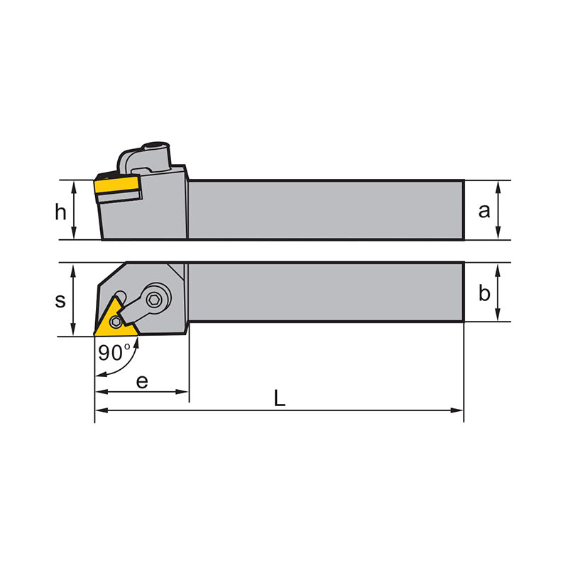 TN** Holder (External) M-Clamping MTGNR/L Kr: 90° 2020K16 2525M16/22 3225P16/22 - Makotools Industrial Supply Tools for Metal Cutting