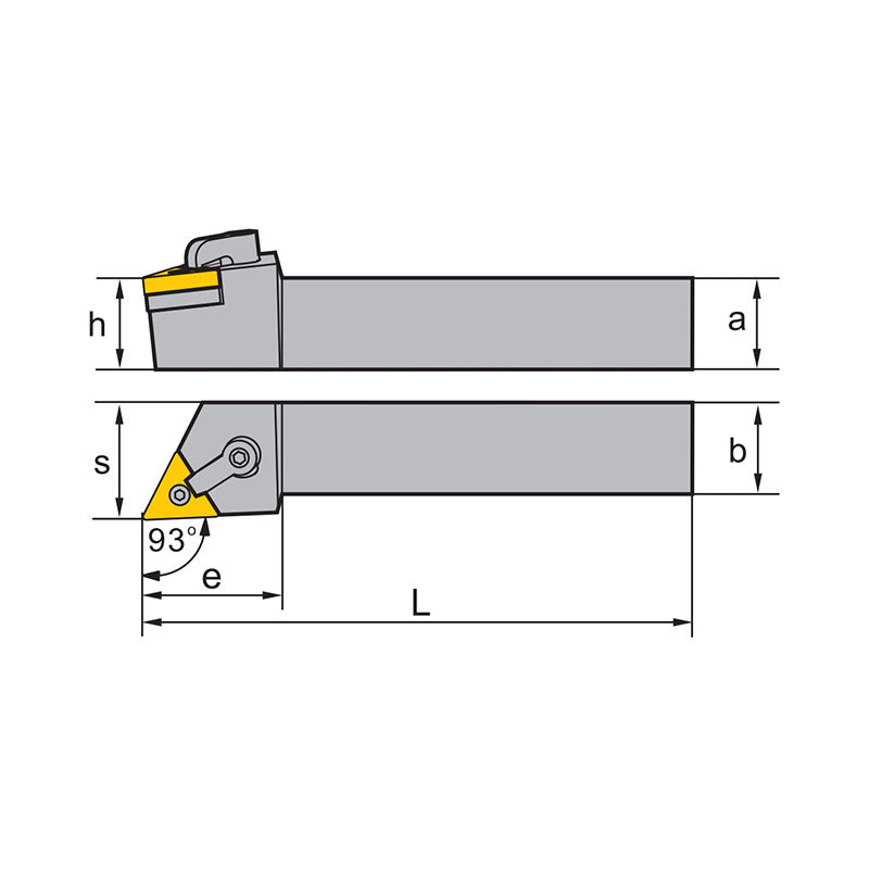 TN** Holder (External) M-Clamping MTJNR/L-Z Kr: 93° 2020K16-Z 2525M16/22-Z 3225P16/22-Z - Makotools Industrial Supply Tools for Metal Cutting