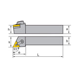 TN** Holder (External) M-Clamping MTJNR/L-Z Kr: 93° 2020K16-Z 2525M16/22-Z 3225P16/22-Z - Makotools Industrial Supply Tools for Metal Cutting