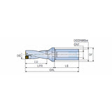 TOP-2XD (DIA 12-50) Indexable drills with unique square inserts & coolant holes, drilling depth 2xD - Big-tools Industrial Supply Tools for Metal Cutting