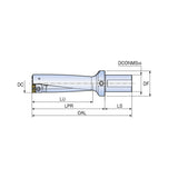TOP-3XD-CA (DIA 51-80) Large diameter drills with cartridges, square inserts and setting plates for diameter adjustment in drilling depth of 3xD - Big-tools Industrial Supply Tools for Metal Cutting