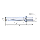 TOP-4XD-CA (DIA 51-80) Large diameter drills with cartridges, square inserts and setting plates for diameter adjustment in drilling depth of 4xD - Big-tools Industrial Supply Tools for Metal Cutting