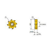 TR-F (Head) Interchangeable solid carbide heads for face milling and 90° shouldering - Big-tools Industrial Supply Tools for Metal Cutting