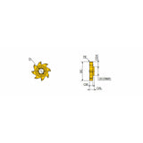TR-S (Head) Interchangeable solid carbide Slot milling heads for slotting of various widths 3.0 - 10.0 mm with 6 to 10 flutes - Big-tools Industrial Supply Tools for Metal Cutting