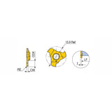 TS16 Precision ground 3-edge groove milling inserts - Big-tools Industrial Supply Tools for Metal Cutting