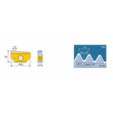 TTMT-NPTF (Ext & Int) External and internal NPTF full profile thread milling inserts for steam, gas and water pipes - Big-tools Industrial Supply Tools for Metal Cutting