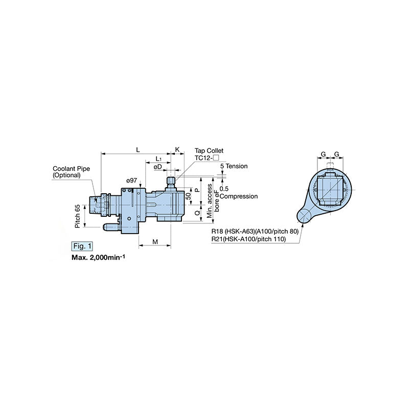 Tapper Type Angle Head AG90 Series