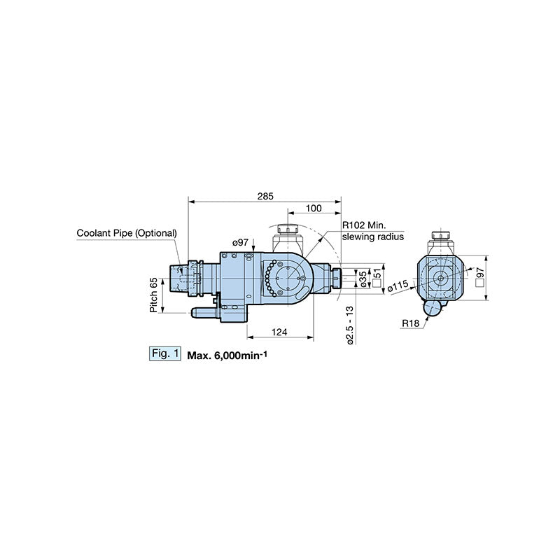 The Cutting Edge Angle Can Be Freely Adjusted, Making It Ideal For Machining  The Corners Of Molds In Deep Areas Angle Head  AGU Series