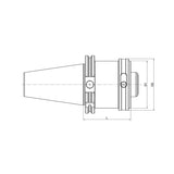 Tool Holder Adatper Sleeve SK30-HSK32C-40~100C-95 - Makotools Industrial Supply Tools for Metal Cutting