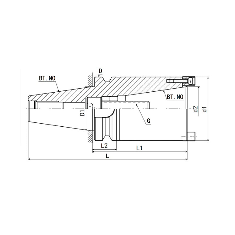 Tool Systems Transformation Set BT40-BT40-80 BT50-BT50-120 - Big-tools Industrial Supply Tools for Metal Cutting