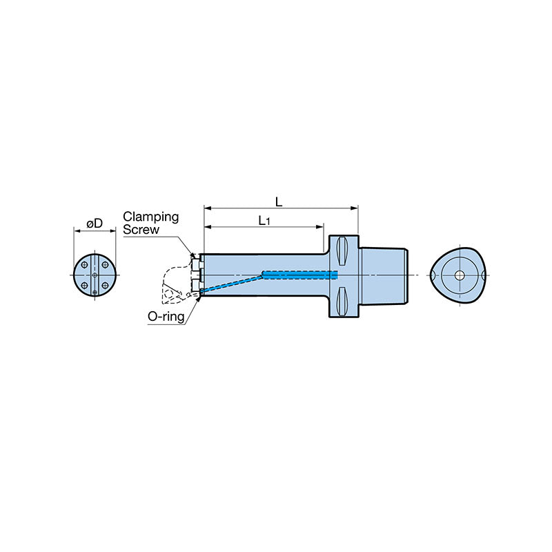 Turning Adapter  C6-TAD