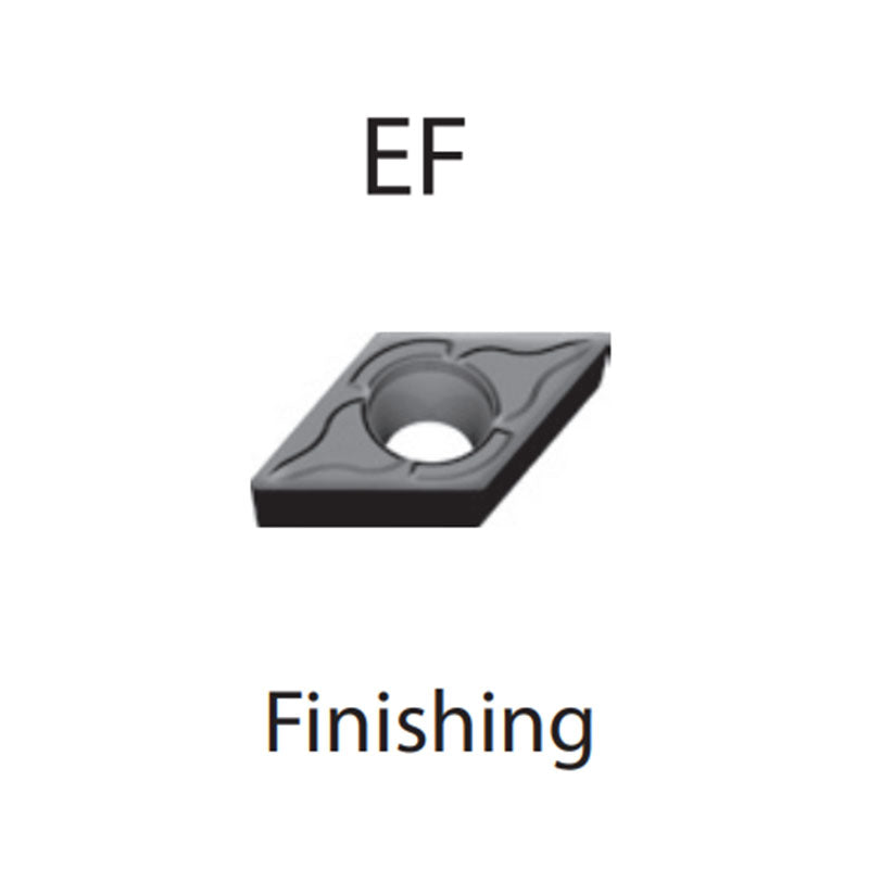 Turning Inserts DCMT 070202/04 11T302/04/08 -EF - Makotools Industrial Supply Tools for Metal Cutting