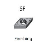 Turning Inserts DCGT 070202/04/08 11T302/04/08 -SF - Makotools Industrial Supply Tools for Metal Cutting