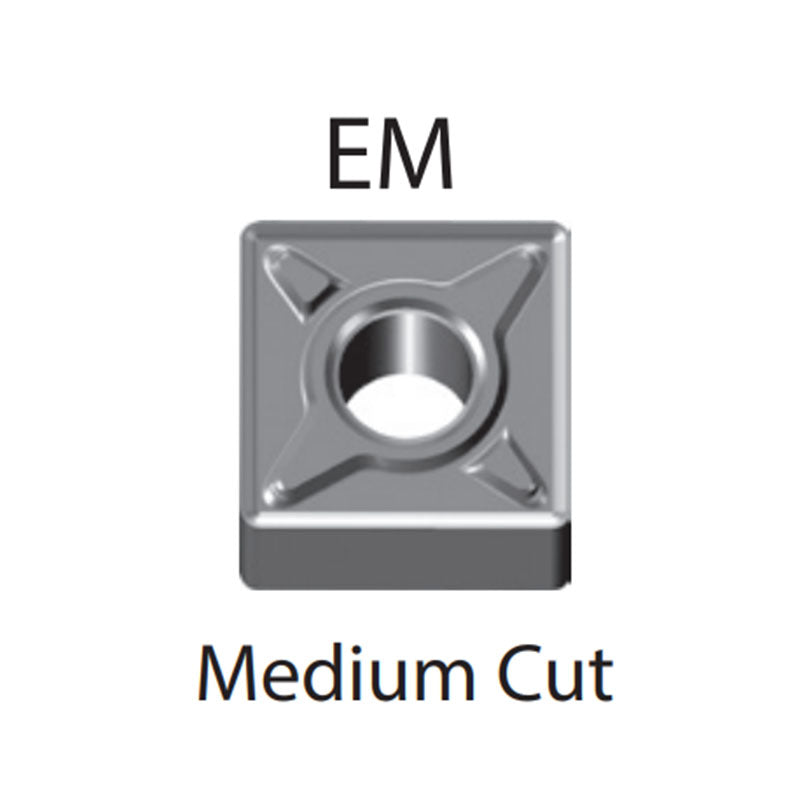 Turning Inserts SNMG 120404/08/12/16 150612/16 -EM - Makotools Industrial Supply Tools for Metal Cutting