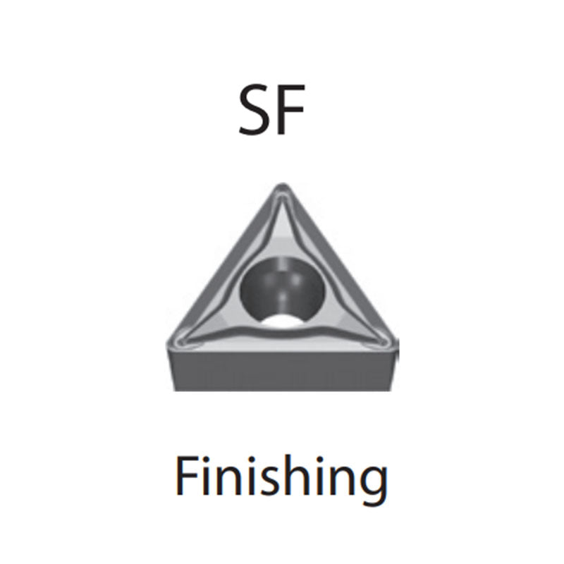 Turning Inserts TCGT 06T102 090202/04/08 110302/04/08 -SF - Makotools Industrial Supply Tools for Metal Cutting