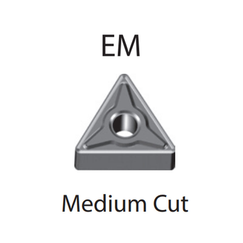 Turning Inserts TNMG 160404/08/12 220408/12/16 -EM - Makotools Industrial Supply Tools for Metal Cutting