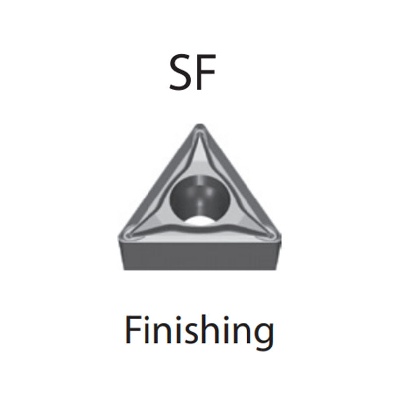 Turning Inserts TPGT 090202/04/09 110302/04/08 -SF - Makotools Industrial Supply Tools for Metal Cutting