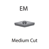 Turning Inserts VBMT 110304/08 160404/08 -EM - Makotools Industrial Supply Tools for Metal Cutting