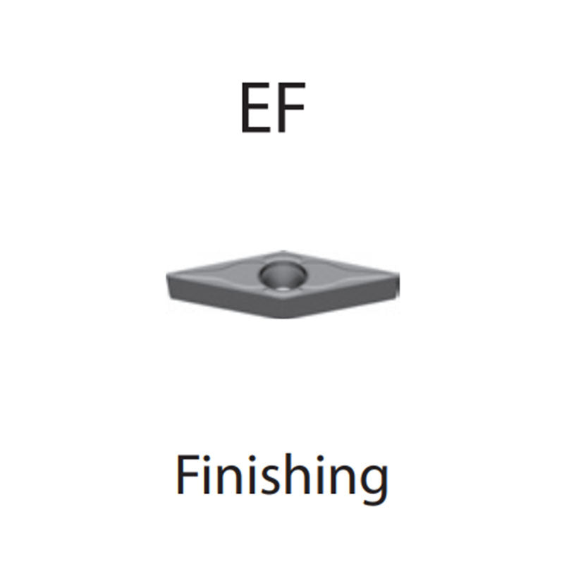 Turning Inserts VBMT 110302/04/08 160404/08 -EF - Makotools Industrial Supply Tools for Metal Cutting