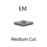 Turning Inserts  VCMT 160404/08 -EM - Makotools Industrial Supply Tools for Metal Cutting