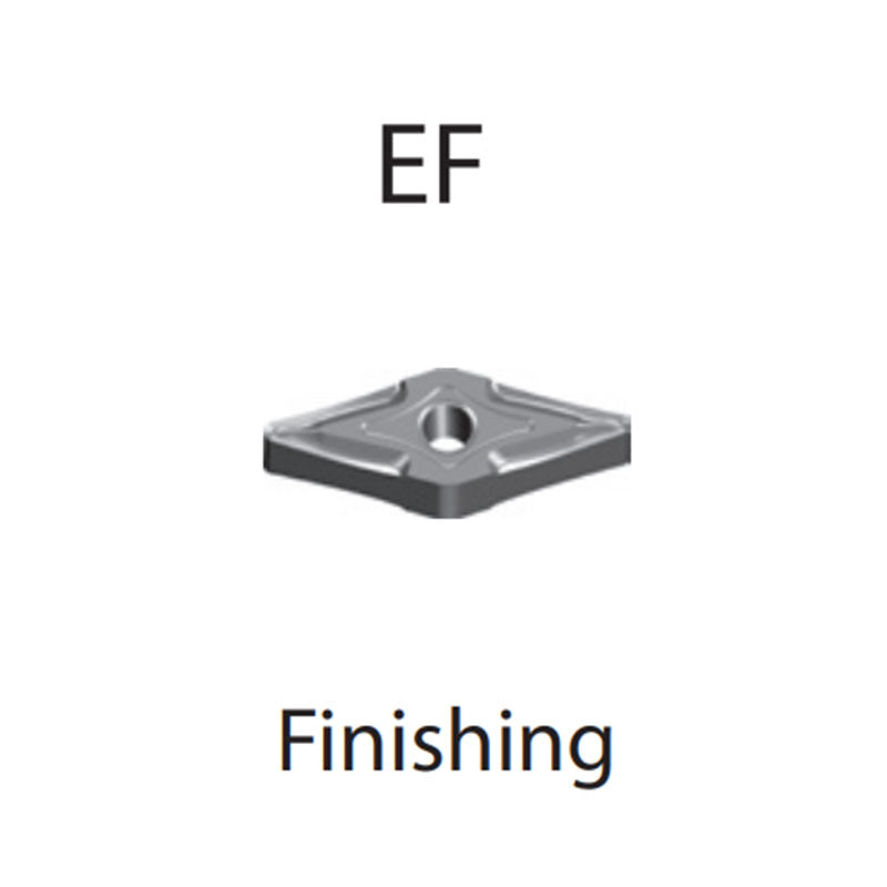 Turning Inserts VNMG 160404/08/12 -EF - Makotools Industrial Supply Tools for Metal Cutting