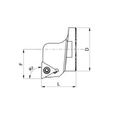 Turning Head SR-TC-D Series SR-STFCR-16-09 SR-STFCL-16-09 - Big-tools Industrial Supply Tools for Metal Cutting