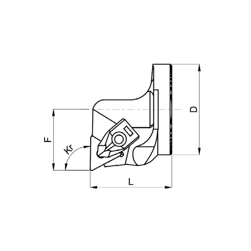 Turning Head SR-TN-D Series SR-DTFNR-32-16 SR-DTFNL-32-16 - Big-tools Industrial Supply Tools for Metal Cutting