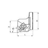 Turning Head SR-TN-D Series SR-DTFNR-32-16 SR-DTFNL-32-16 - Big-tools Industrial Supply Tools for Metal Cutting