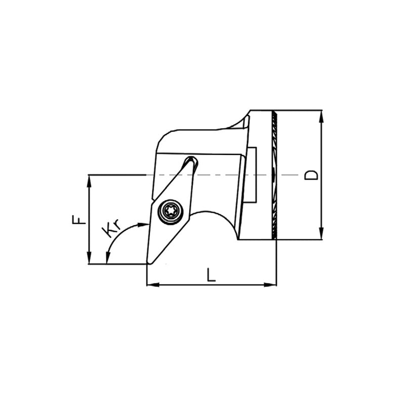 Turning Head SR-VB-S Series SR-SVLBR-25-16 SR-SVLBL-25-16 - Big-tools Industrial Supply Tools for Metal Cutting