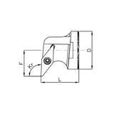 Turning Head SR-VB-S Series SR-SVUBR-20-11 SR-SVUBL-20-11 - Big-tools Industrial Supply Tools for Metal Cutting