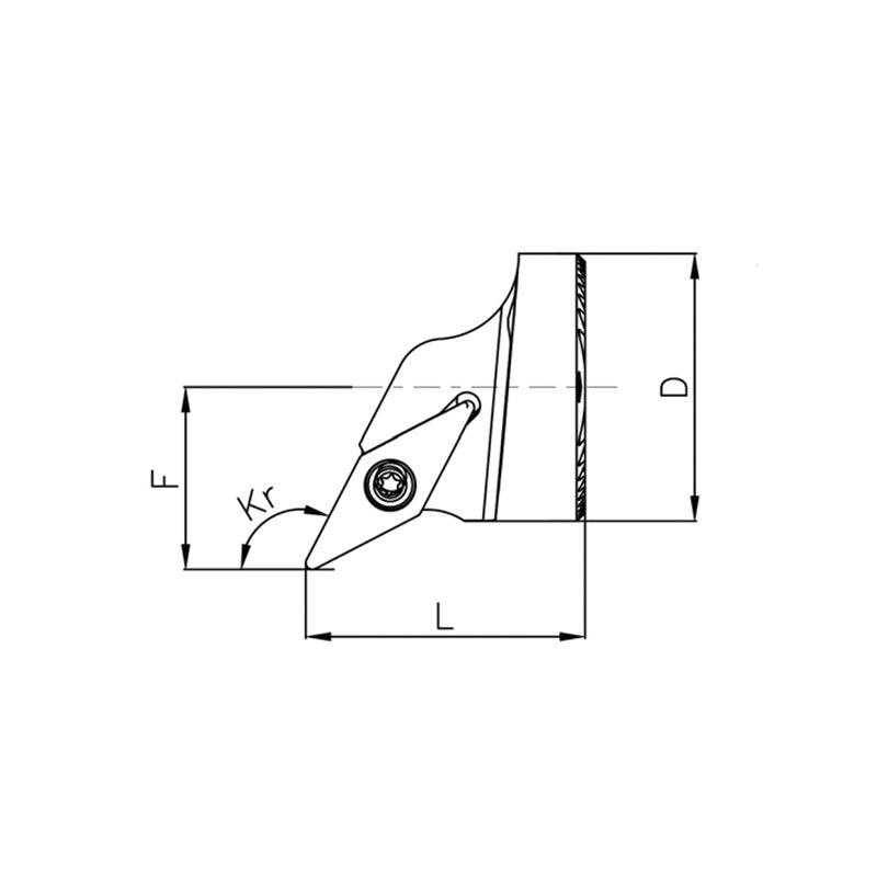 Turning Head SR-VC-S Series SR-SVQCR-20-11 SR-SVQCL-20-11 - Big-tools Industrial Supply Tools for Metal Cutting