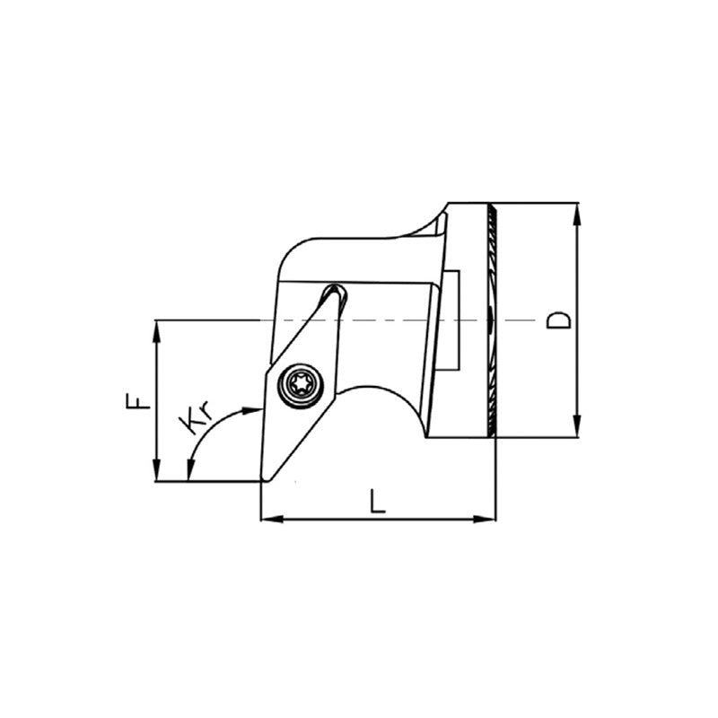 Turning Head SR-VC-S Series SR-SVUCR-20-11 SR-SVUCL-20-11 - Big-tools Industrial Supply Tools for Metal Cutting