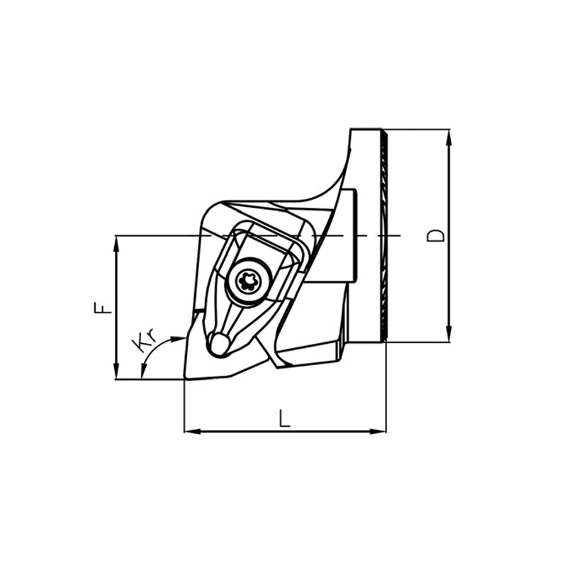 Turning Head SR-WN-D Series SR-DWLNR-32-06 SR-DWLNL-32-06 - Big-tools Industrial Supply Tools for Metal Cutting