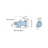 Twin Head 180° Diagonal  Angle Head AG90 Series