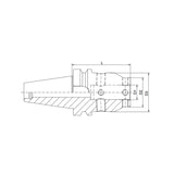 UM Adjustable Tool Holder BT30-UM12-65~32-105 - Makotools Industrial Supply Tools for Metal Cutting