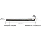 Ultra-Hard MCD Diamond End Mill/Chamfering - Superior Finish & Long Tool Life - Big-tools Industrial Supply Tools for Metal Cutting