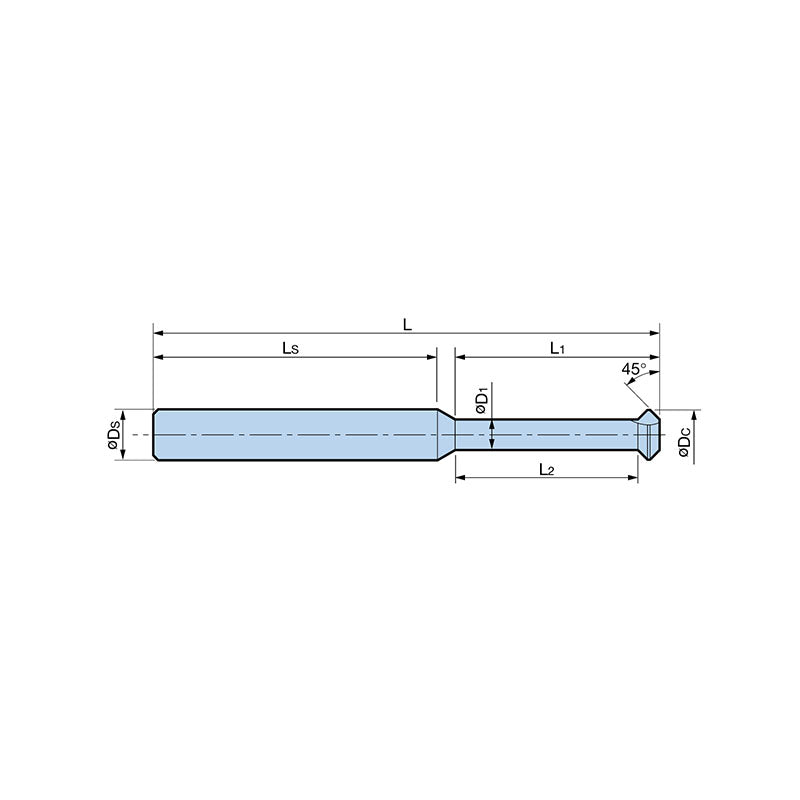 Ultra-fine Diameter Allows Both Front And Back Chamfering Even On Workpieces With Complex Shapes  C-CUTTER MICRO Chamfering Tool