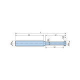 Ultra-fine Diameter Allows Both Front And Back Chamfering Even On Workpieces With Complex Shapes  C-CUTTER MICRO Chamfering Tool