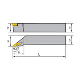 VB** Holder (External) S- Clamping SVJBR/L Kr: 93° 1212F11 1616H11/16 2525M11/16 2020K16 3225P16 - Makotools Industrial Supply Tools for Metal Cutting