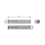 ZNEX Solid Carbide Boring Bar S clamping SZLNR Kr: 95° C06X-SZLNR04 - Makotools Industrial Supply Tools for Metal Cutting