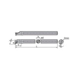 VC** Steel Boring Bar S- Clamping SVUCR/L Kr: 93° S16Q S20R S40U - Makotools Industrial Supply Tools for Metal Cutting