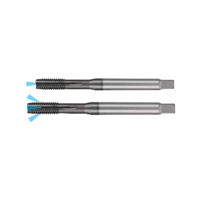 X21-HT (M5~16×0.8~2) X21H0508C HT straight fluted taps with internal coolant FOR cast iron - Makotools Industrial Supply Tools for Metal Cutting