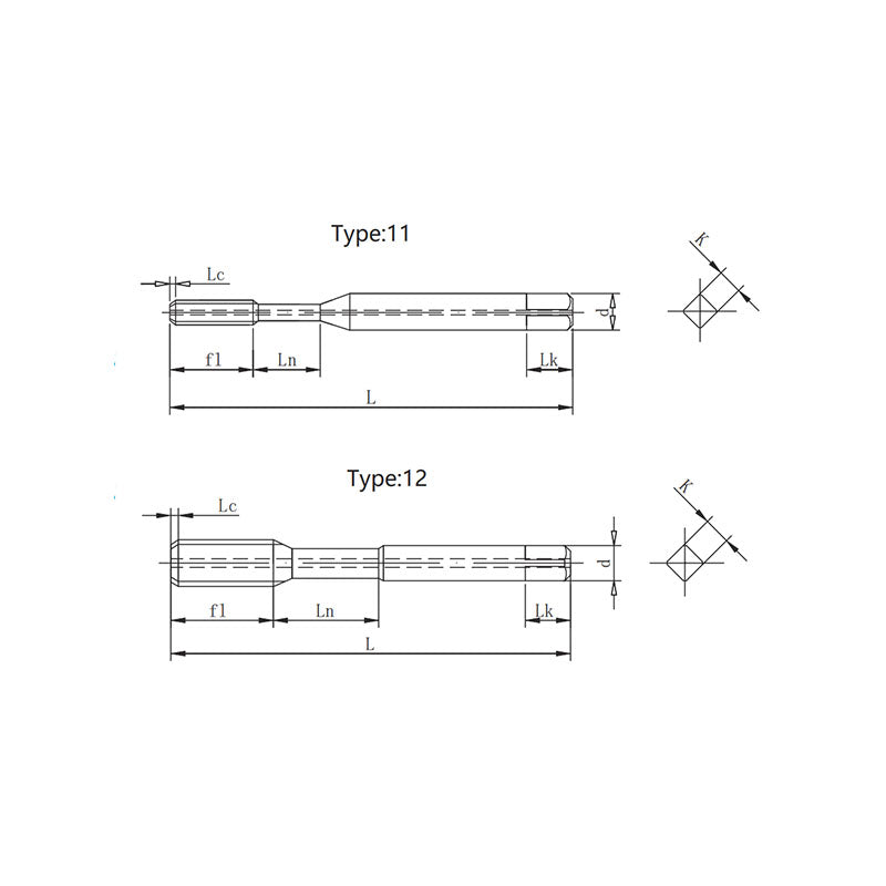 X21-NRT  forming taps  For carbon stell  & alloy steel - Makotools Industrial Supply Tools for Metal Cutting