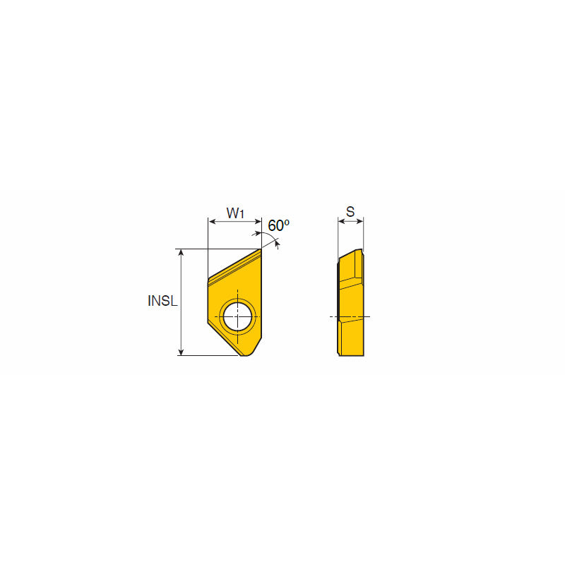 XCGT ...-C60 Chamfering insert for T-Chamfer holder - Big-tools Industrial Supply Tools for Metal Cutting