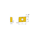 XCMT 04-TC  TOPCAP inserts for drilling, boring & face external turning on general application - Big-tools Industrial Supply Tools for Metal Cutting