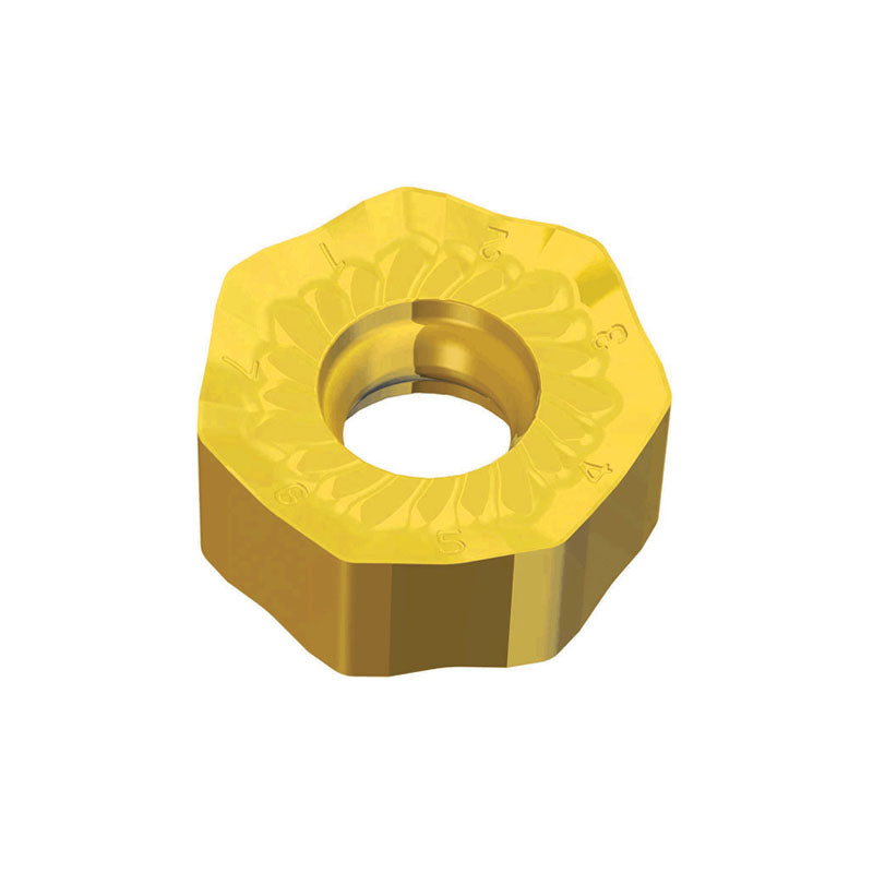 XNHU 06 ANN-ML Ground double-sided inserts of economical 14 cutting edges with sharp & positive geometry for difficult-to-cut material in max. depth of cut 3.5 mm - Big-tools Industrial Supply Tools for Metal Cutting