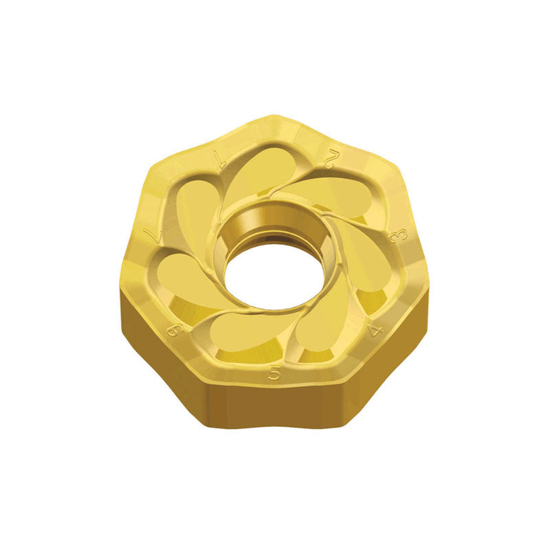 XNHU 09 ANTN-MM Ground double-sided inserts of economical 14 cutting edges with optimized geometry for cast iron in max. depth of cut 5.0 mm - Big-tools Industrial Supply Tools for Metal Cutting