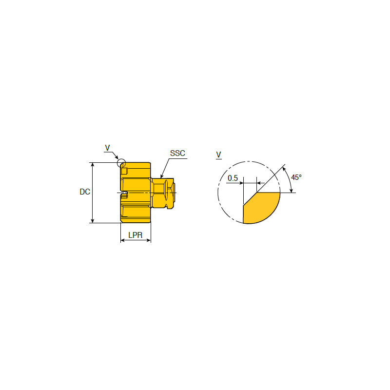 XR...-AS  Straight flute head changeable reamer heads for blind hole H7 tolerance reaming - Big-tools Industrial Supply Tools for Metal Cutting
