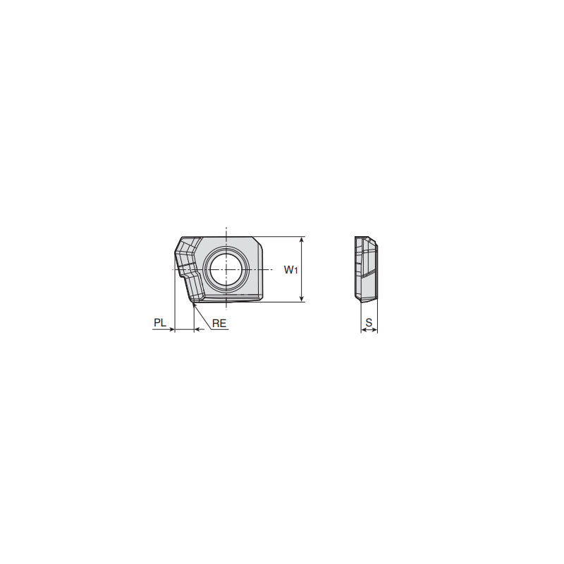 ZSGT 06-RS Deep drilling inserts with single chip splitting cutting edge and a wiper for high hole surface quality - Big-tools Industrial Supply Tools for Metal Cutting